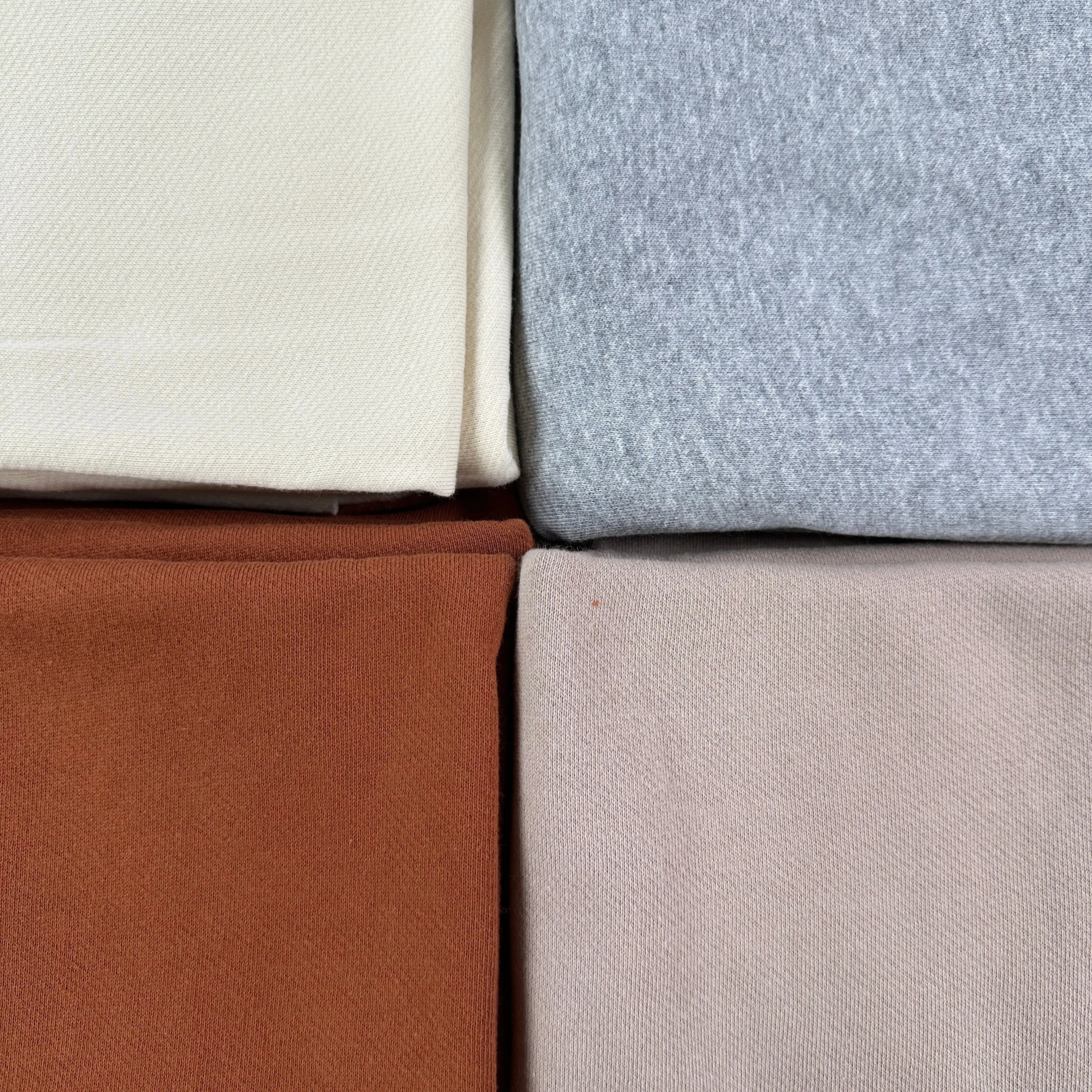 41" Remnant - Organic Cotton Twill Face Fleece Knit - Allspice