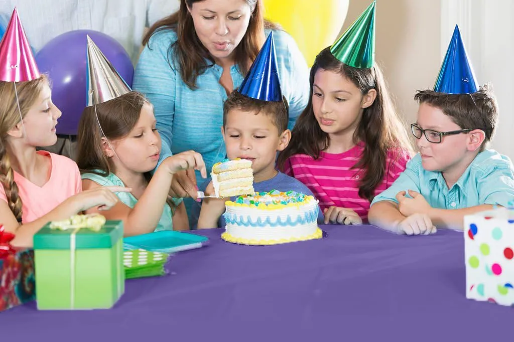 54 In. x 100 Ft. Cut To Size Table Roll | Purple