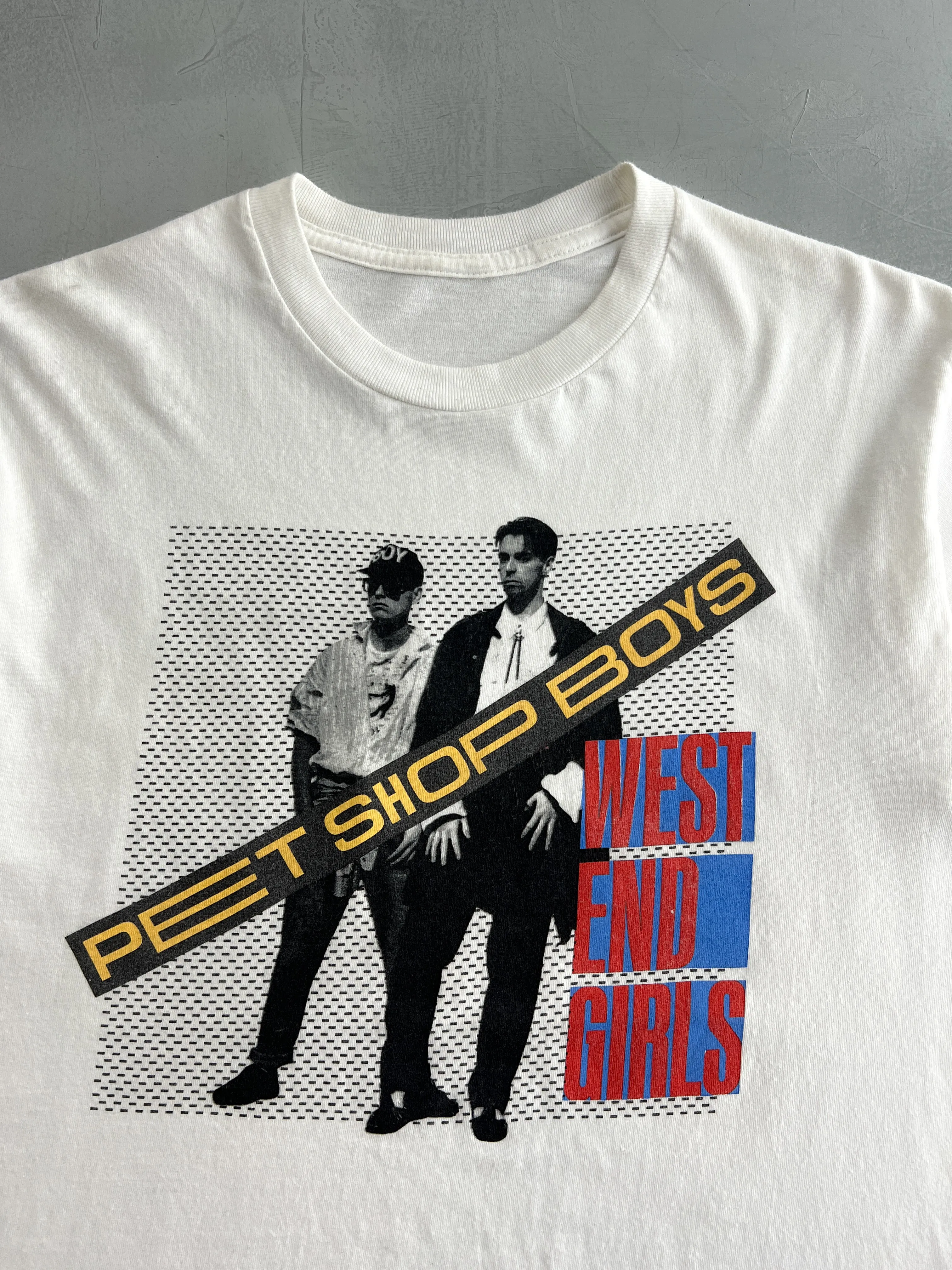 90's Pet Shop Boys 'West End Girls' Tee [L]