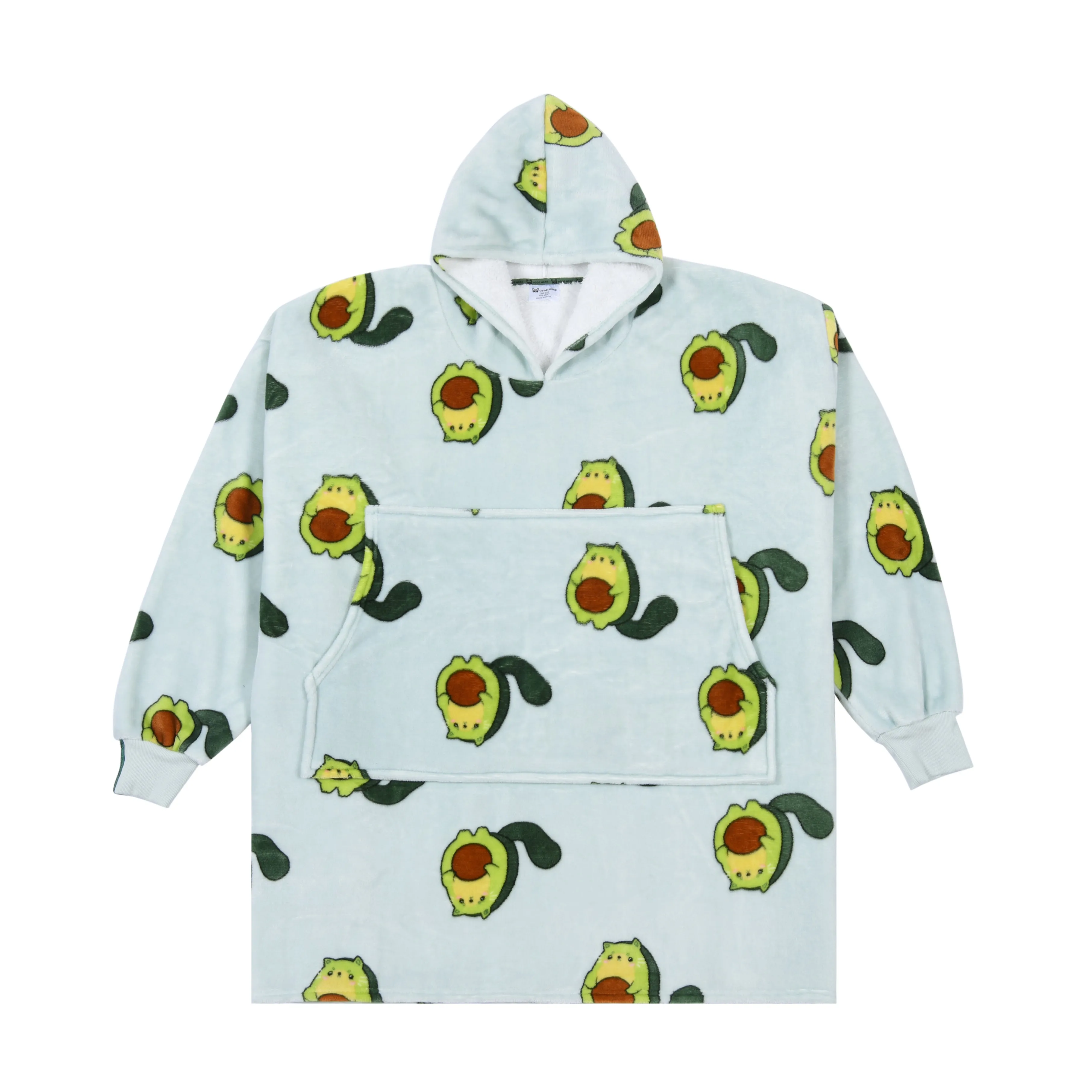 Adult Giant Hoodie Avocato Green