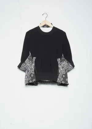 Bandana Print Pullover