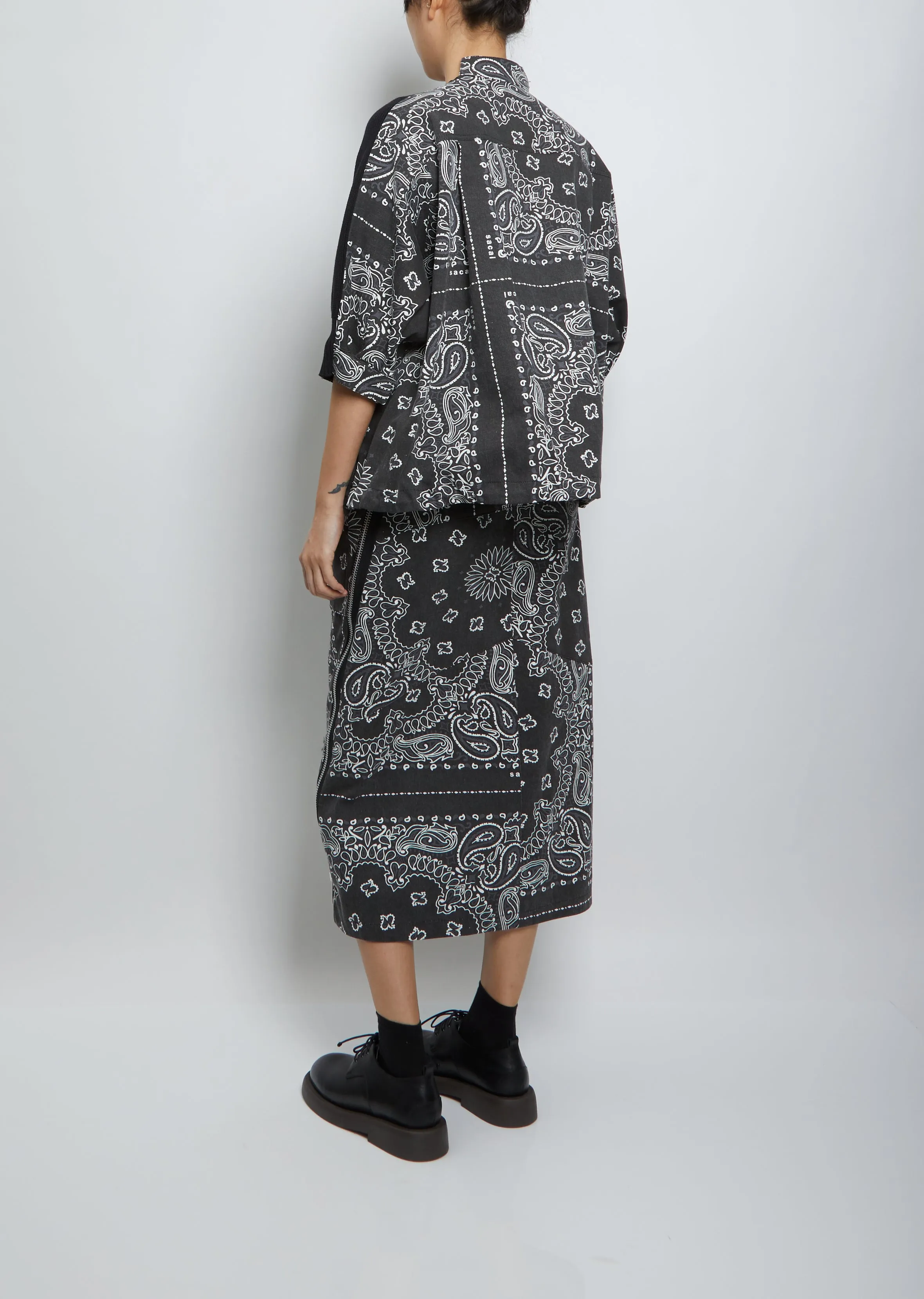 Bandana Print Pullover