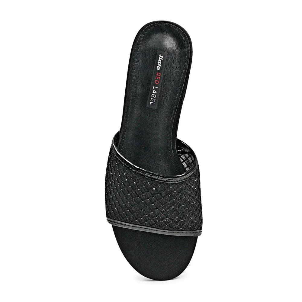 BATA RED LABEL LACY LADIES SANDALS LOW HILL SLIPPER