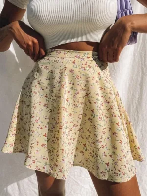 BerriesJam - High Waist Short Beach Sexy Frills Mini Skirt