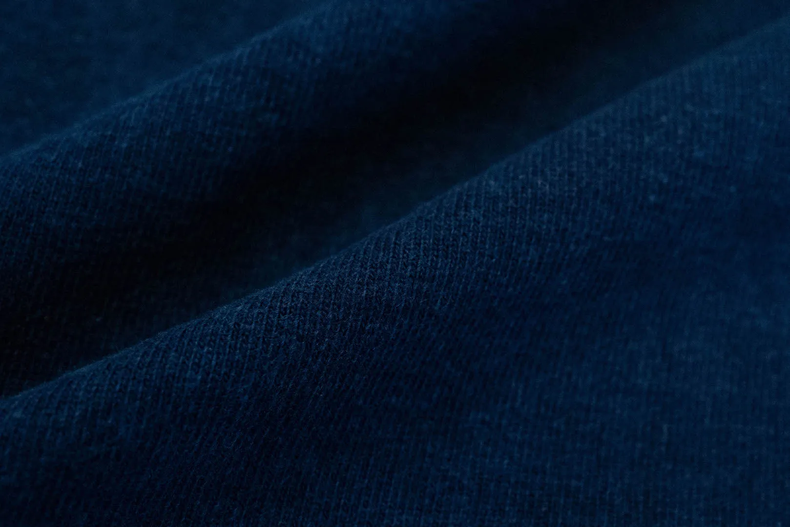 Boncoura 10oz Ultra heavy Loopwheeled Pocket Tee (Natural Indigo)