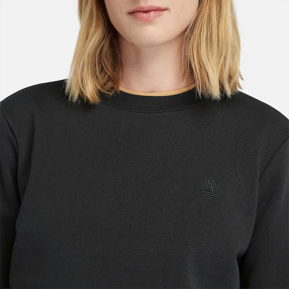 Brushed Back Crew Neck Sweatshirt For Women