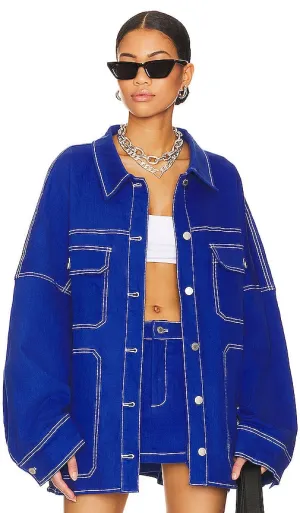 BY.DYLN Cooper Jacket in Royal