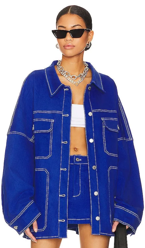 BY.DYLN Cooper Jacket in Royal