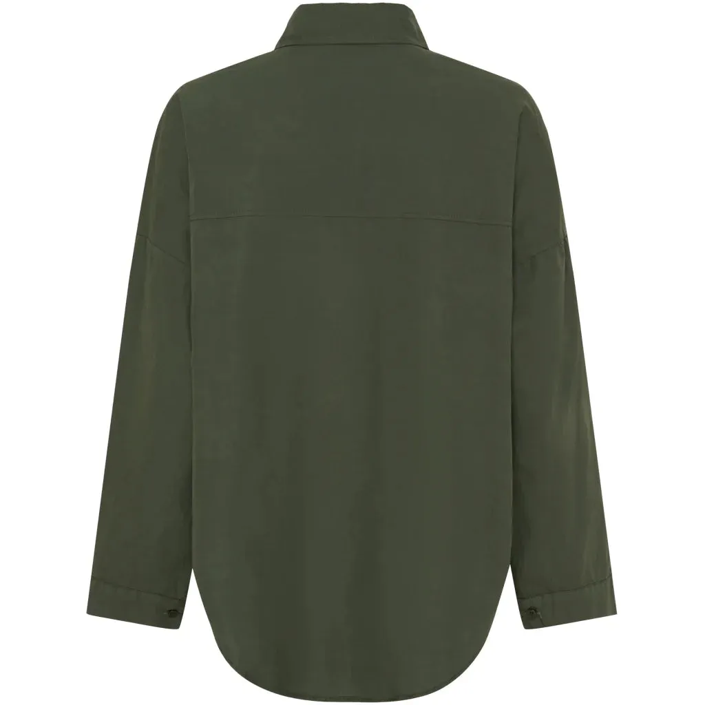 Cecile Long Sleeve Shirt Military
