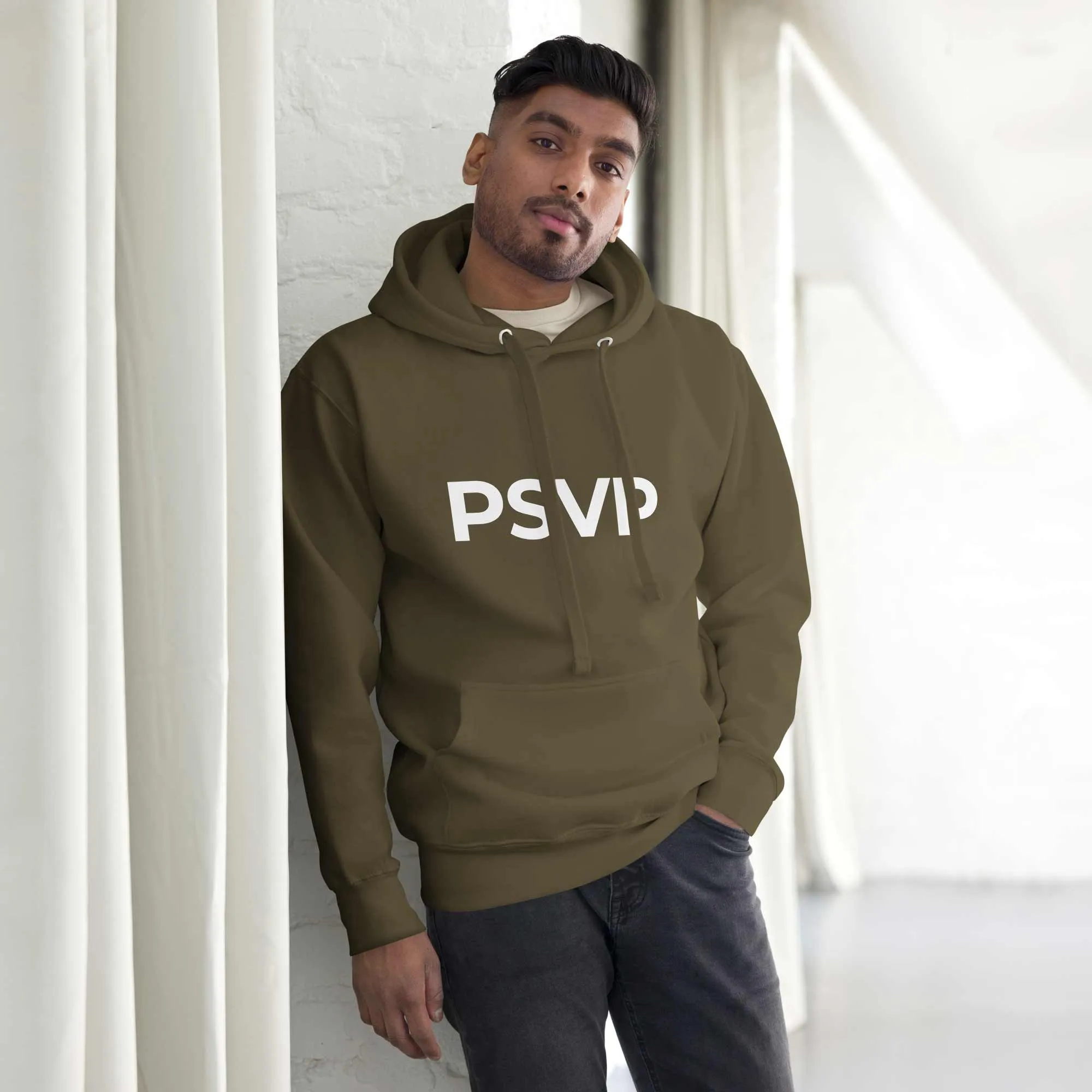 Comfy Military Green Hoodie - PSVP