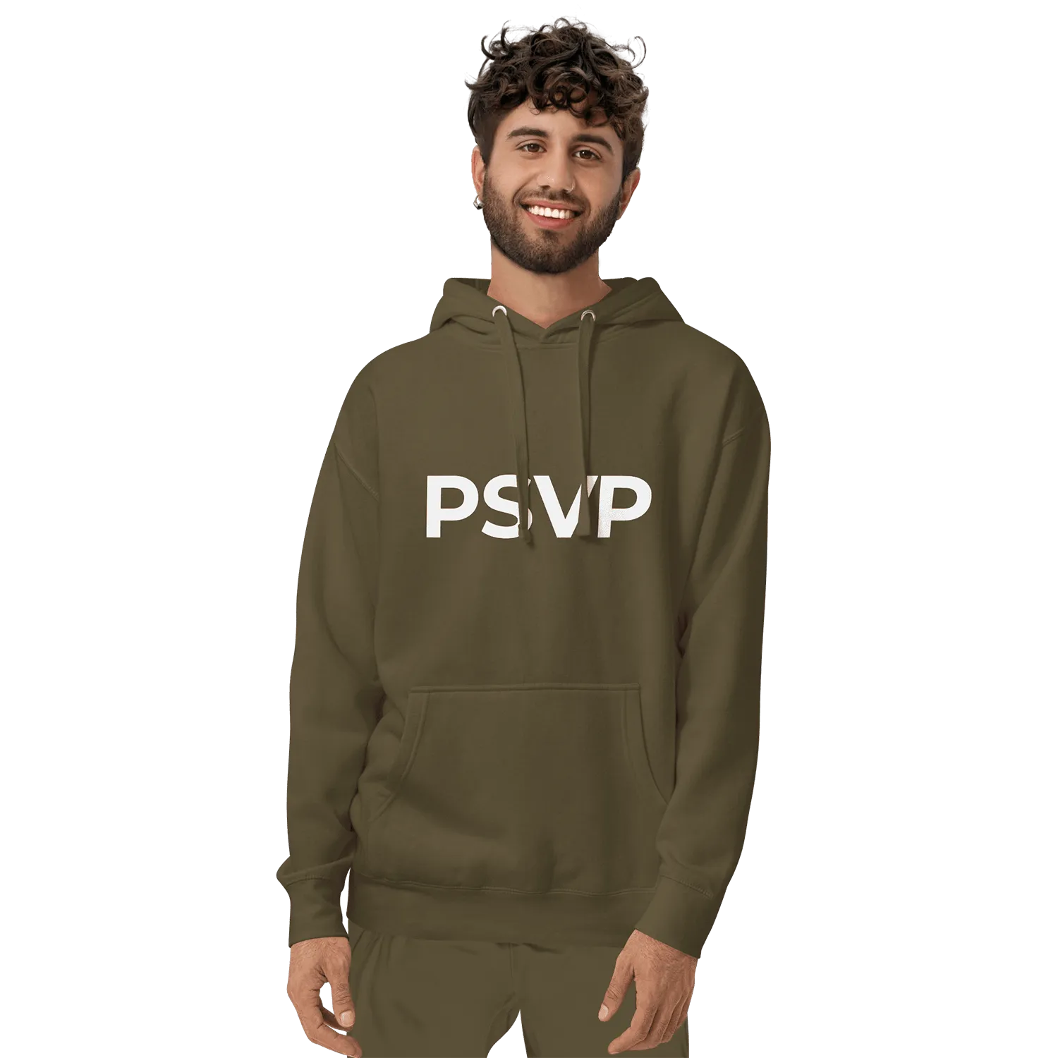 Comfy Military Green Hoodie - PSVP