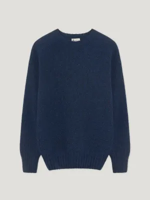 Denim Shetland Crew Neck