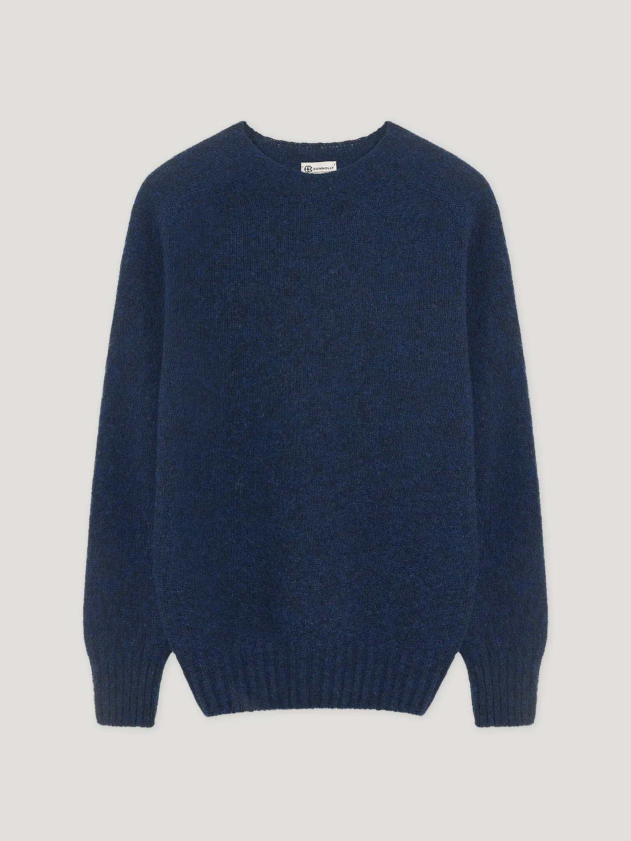 Denim Shetland Crew Neck
