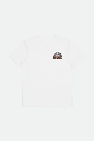 Fairview S/S Tailored Tee - White
