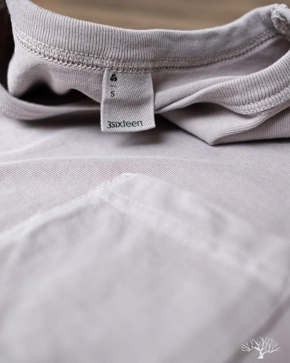 Garment Dyed Pocket Tee - Ash