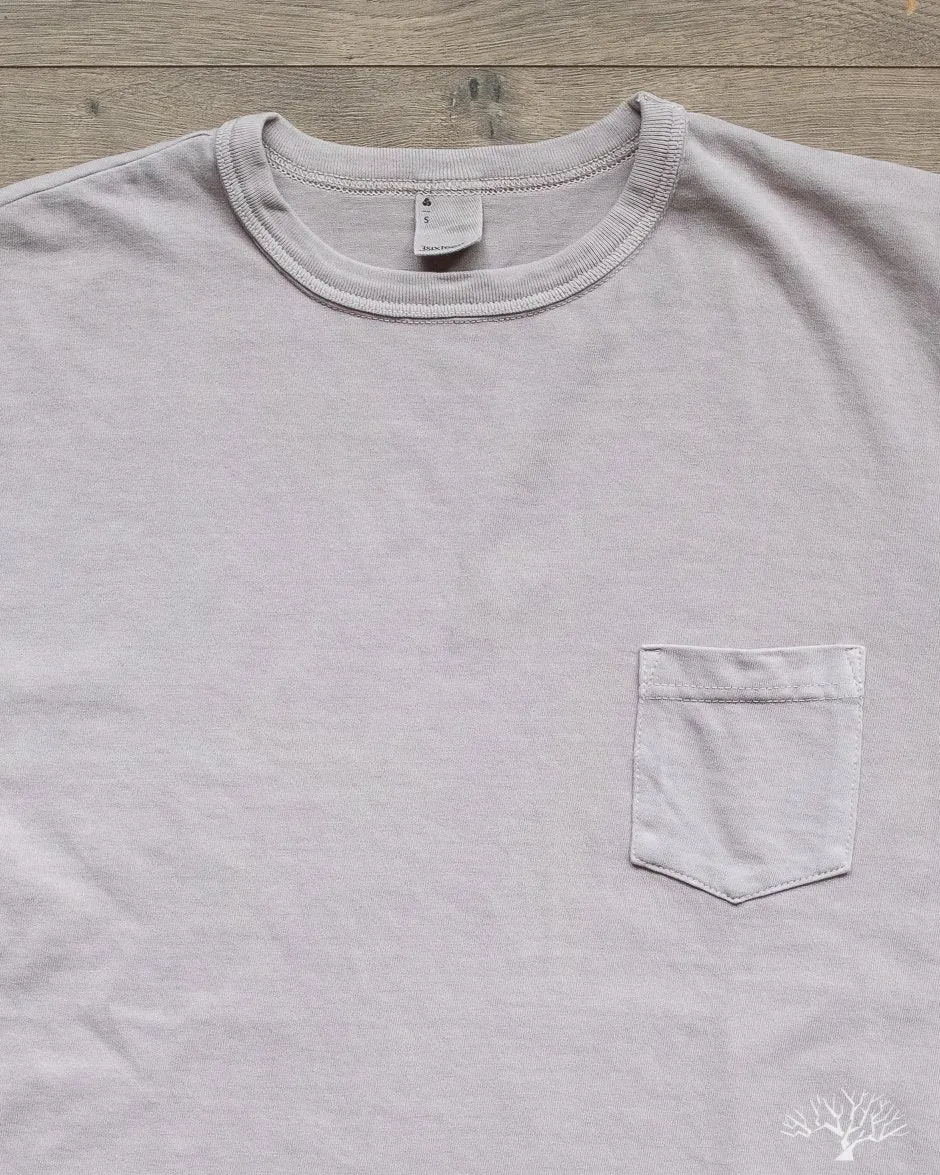 Garment Dyed Pocket Tee - Ash