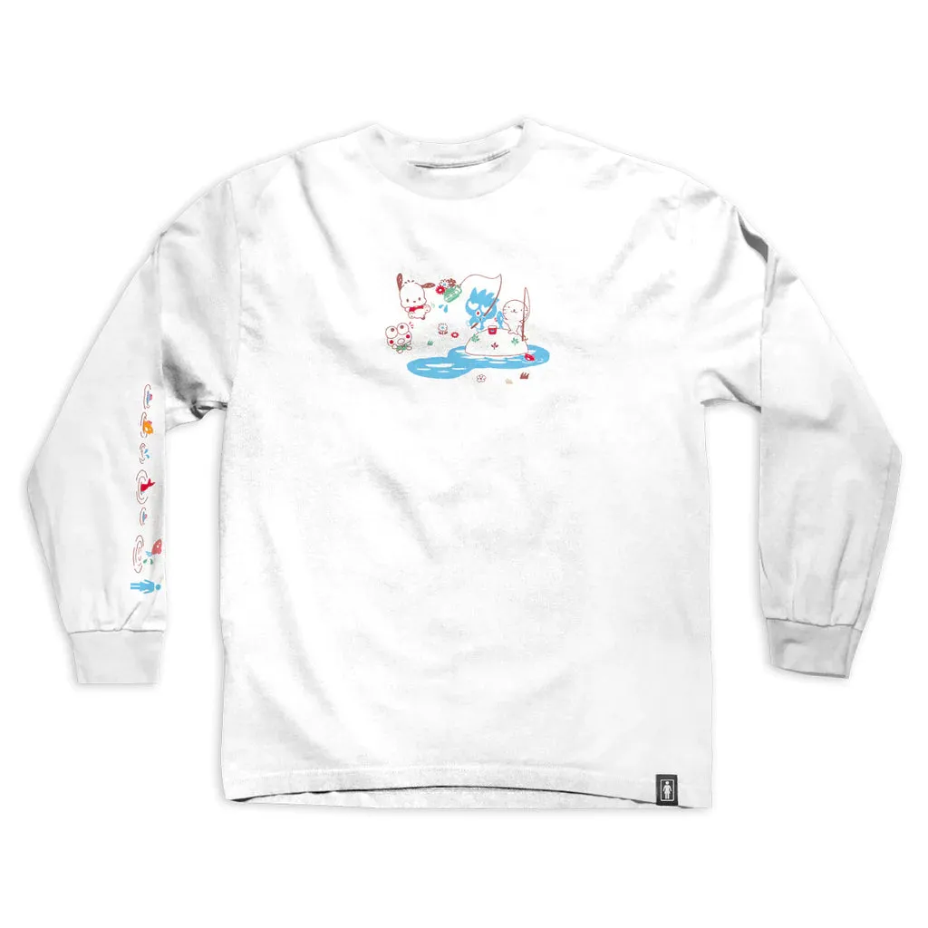 Girl Hello Kitty & Friends Fishing Longsleeve - White
