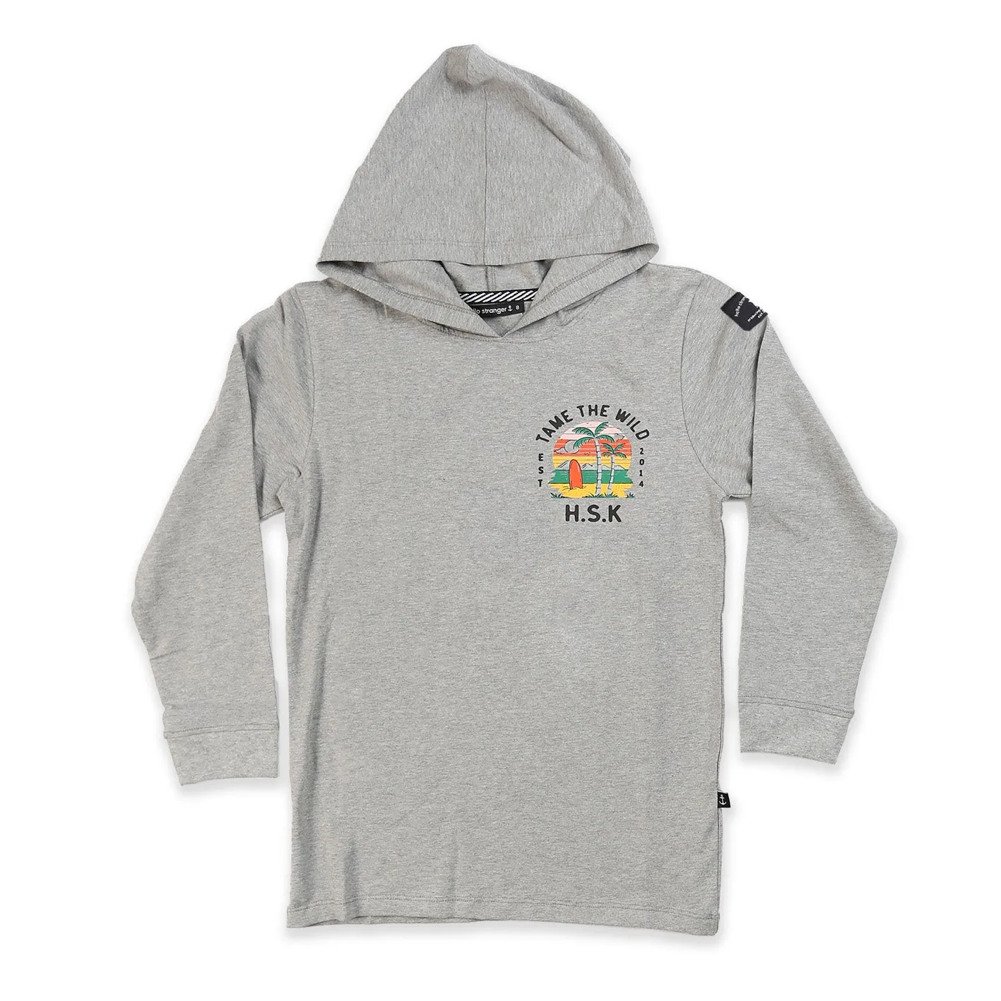 Hello Stranger Tame The Wild LS Hooded Tee