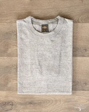 IHT-1610L-GRY - Loopwheel Crew Neck Long Tee - Grey