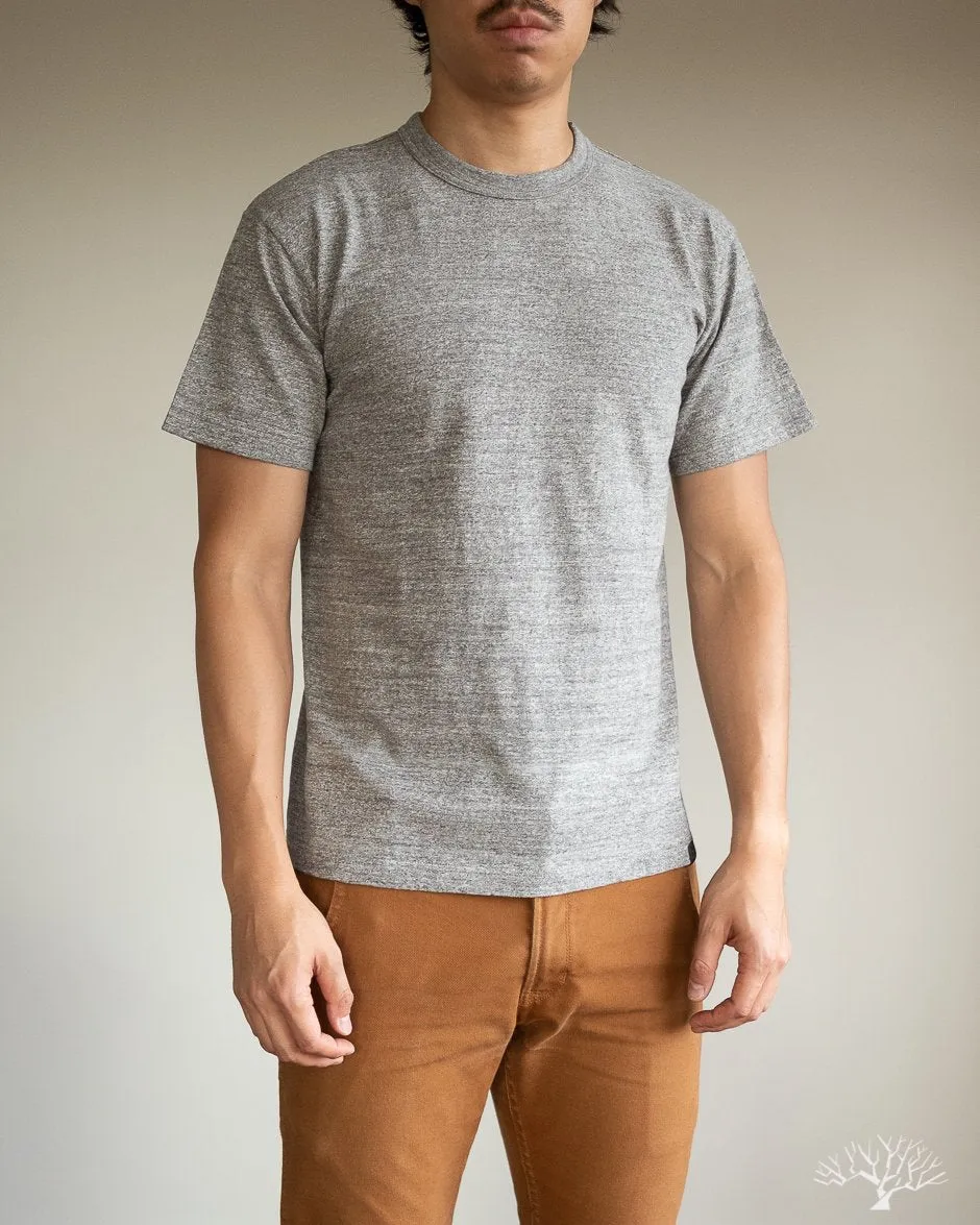 IHT-1610L-GRY - Loopwheel Crew Neck Long Tee - Grey