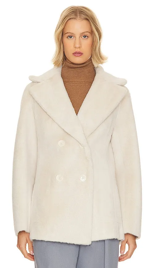 LAMARQUE Camille Coat in Ivory