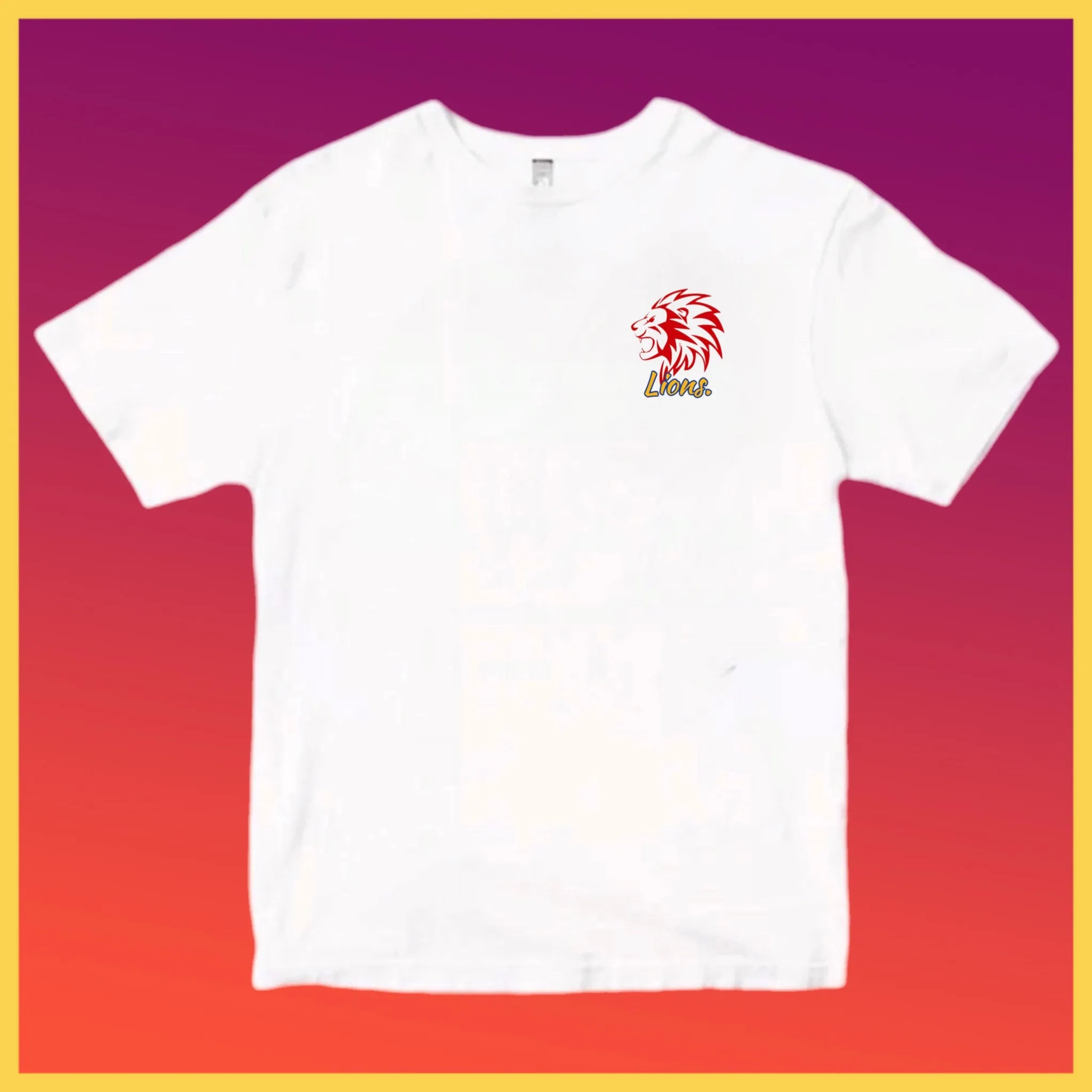 LIONS - SMALL FRONT LEFT TEE