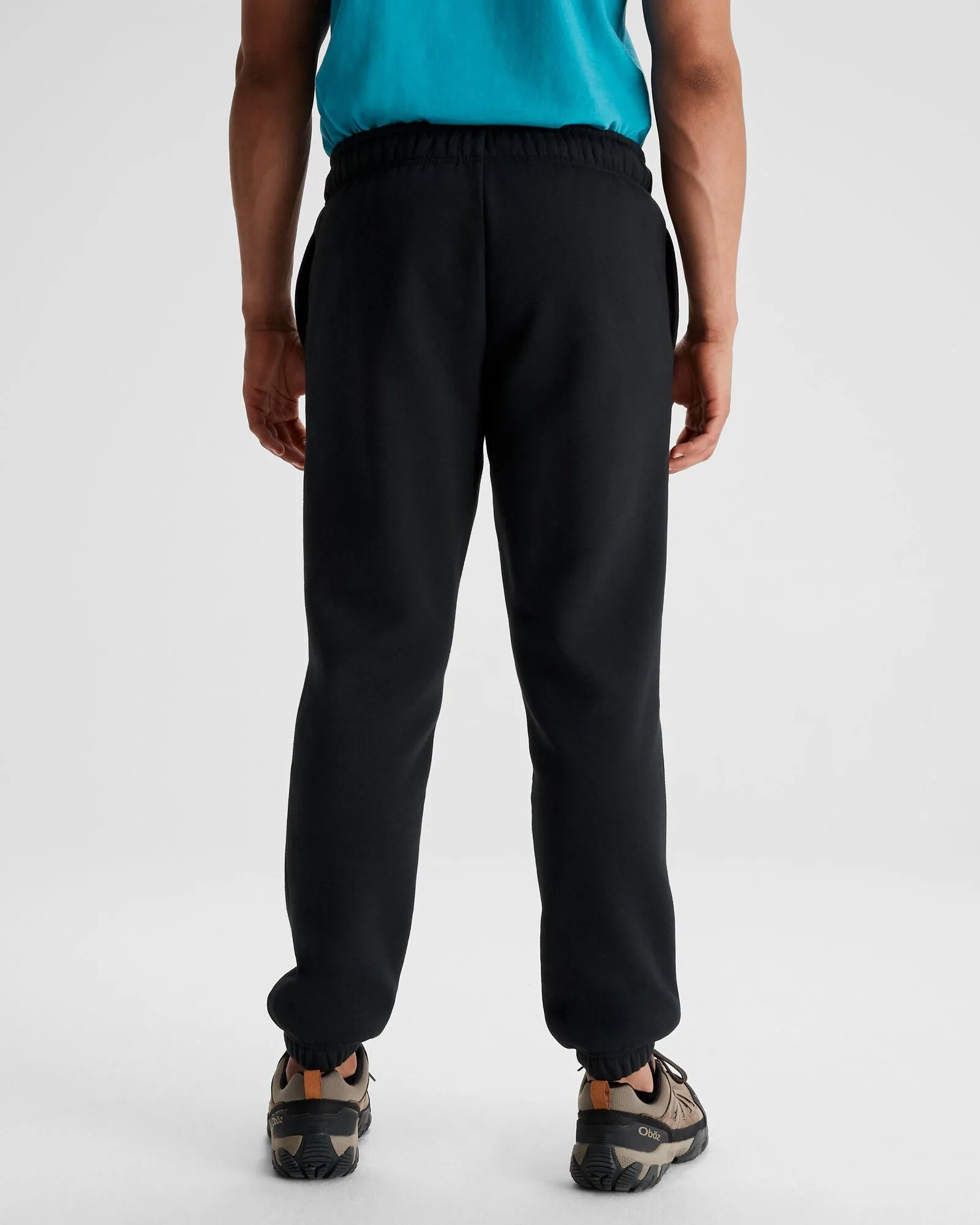 Men's Kathmandu Heritage Logo Slouchy Joggers - Black