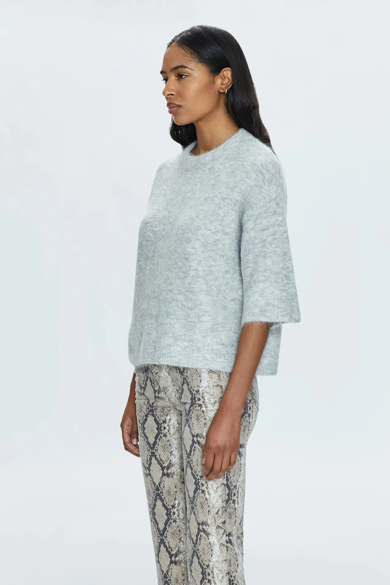 Micah Short Sleeve Crewneck Sweater