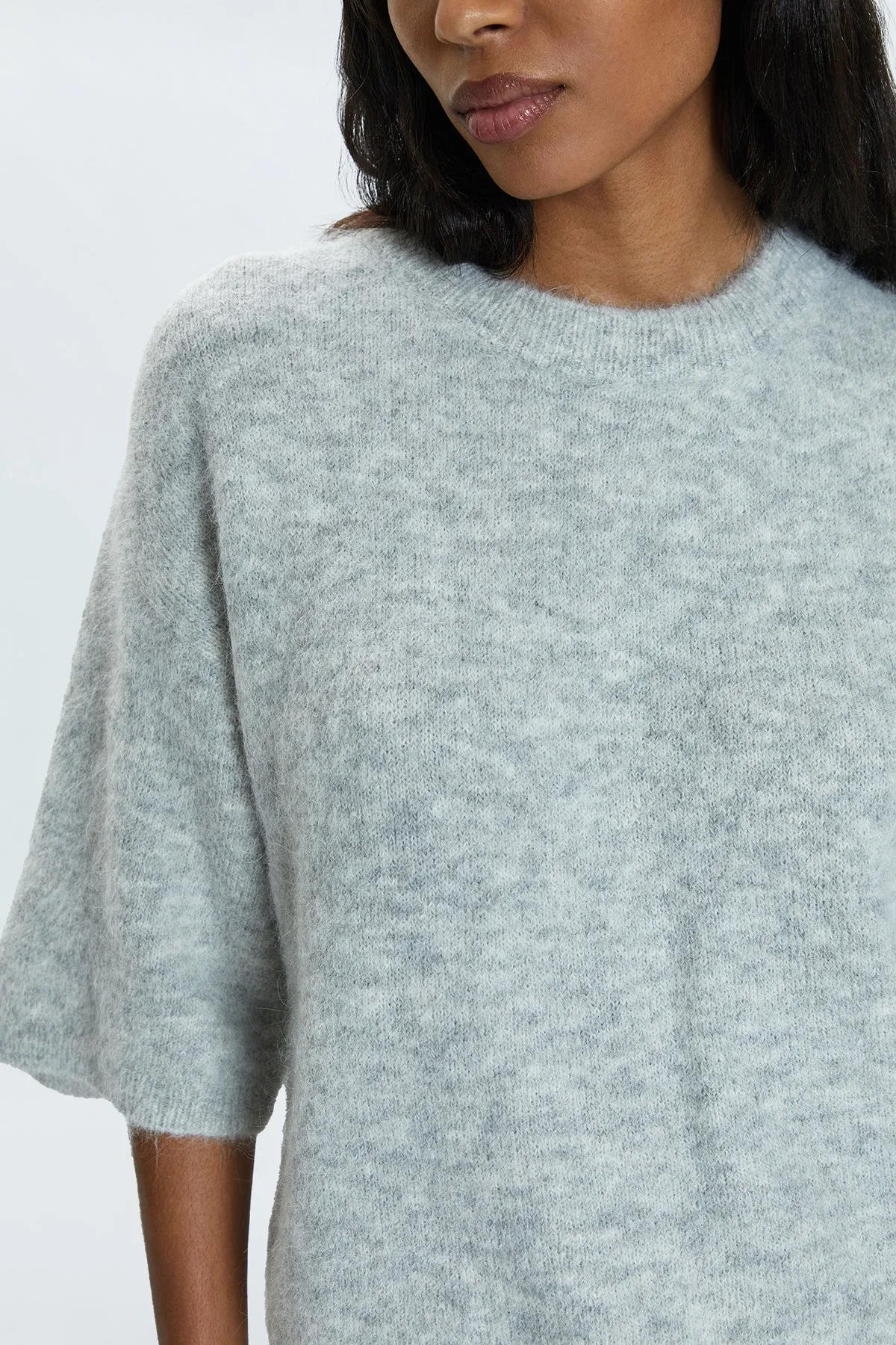 Micah Short Sleeve Crewneck Sweater