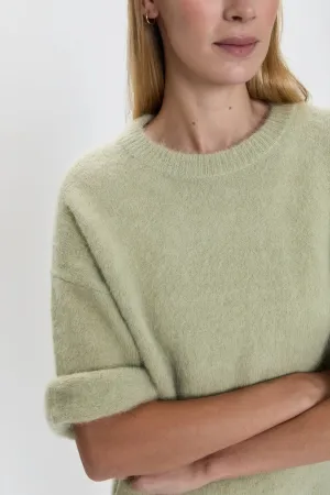 Micah Short Sleeve Crewneck Sweater