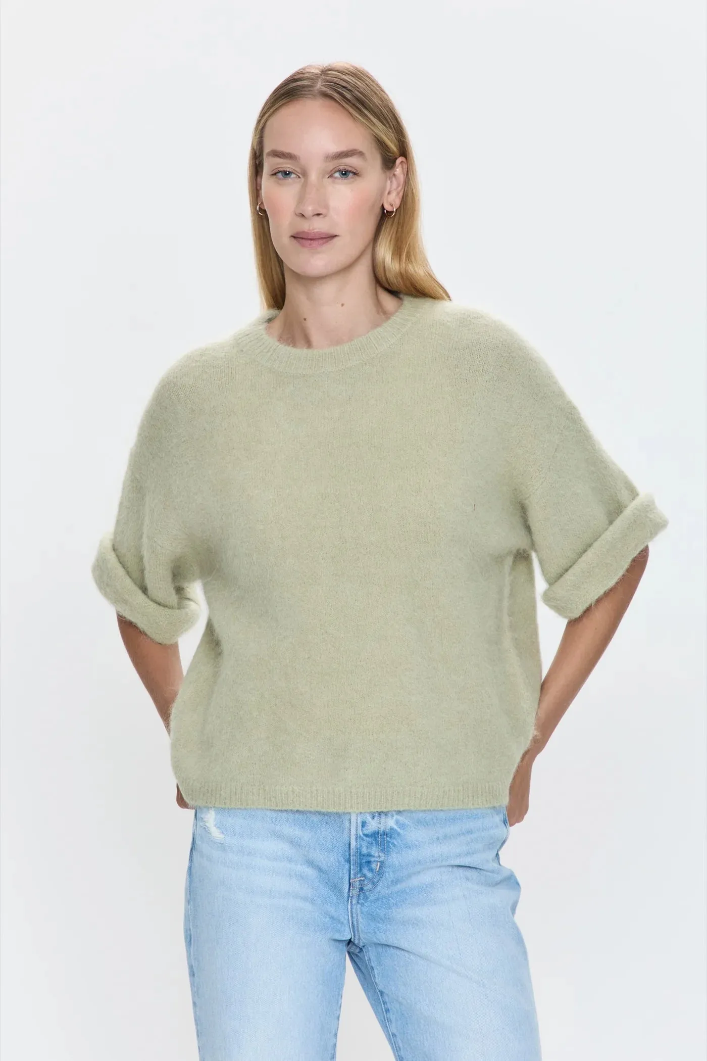 Micah Short Sleeve Crewneck Sweater