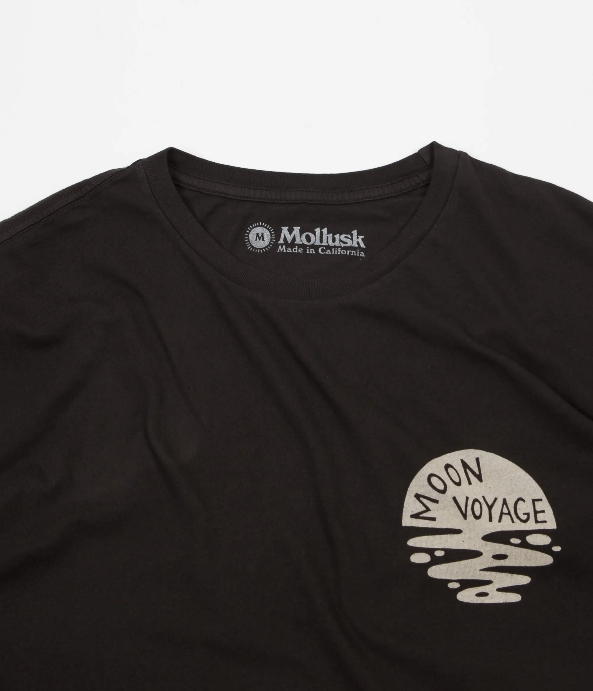 Mollusk Moon Voyage T-Shirt - Faded Black