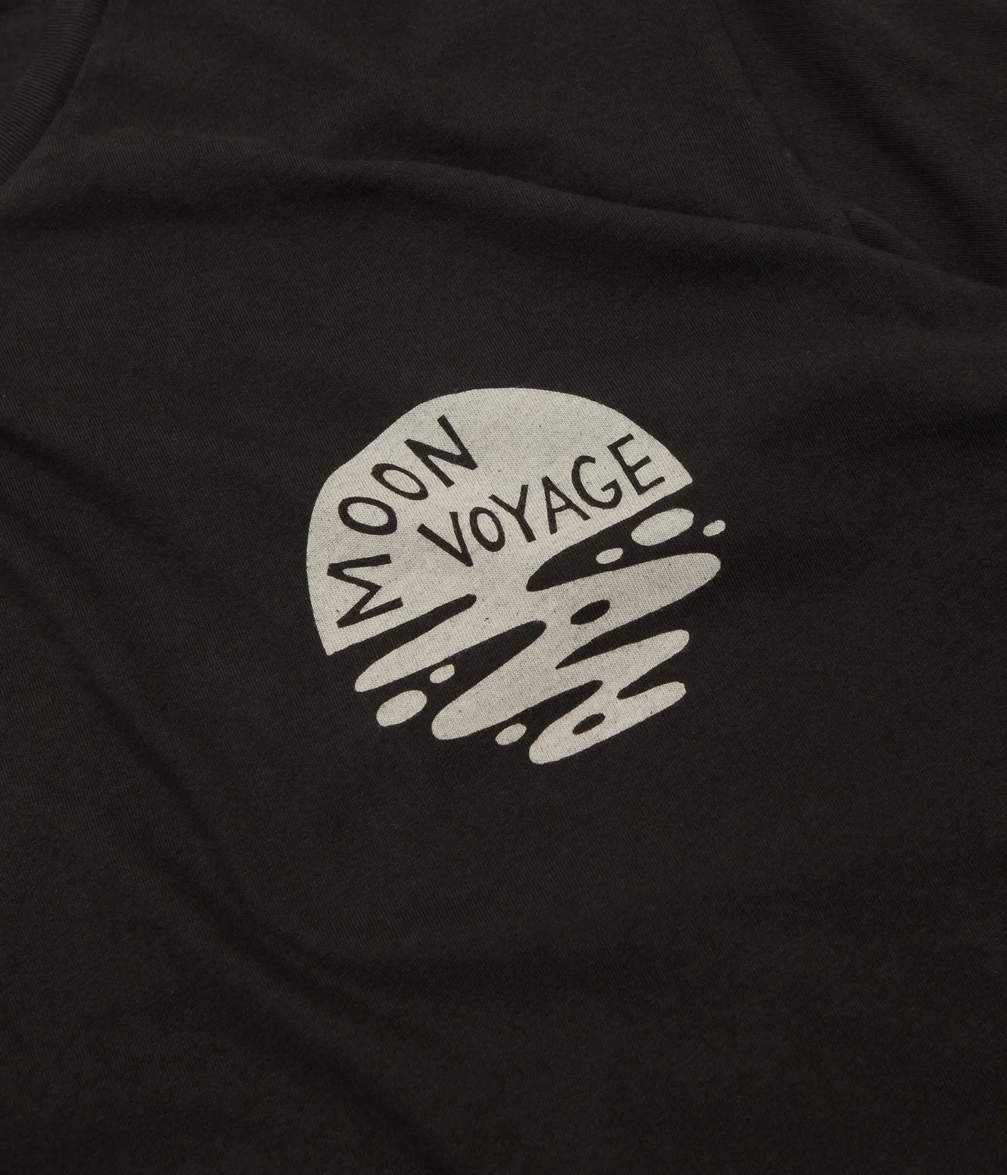 Mollusk Moon Voyage T-Shirt - Faded Black