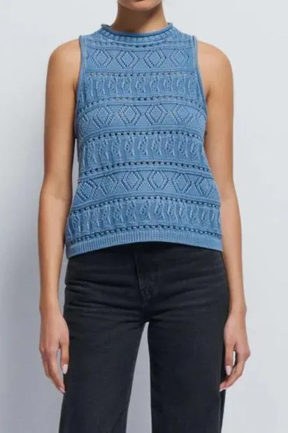 Nation LTD Lina Pointelle Top