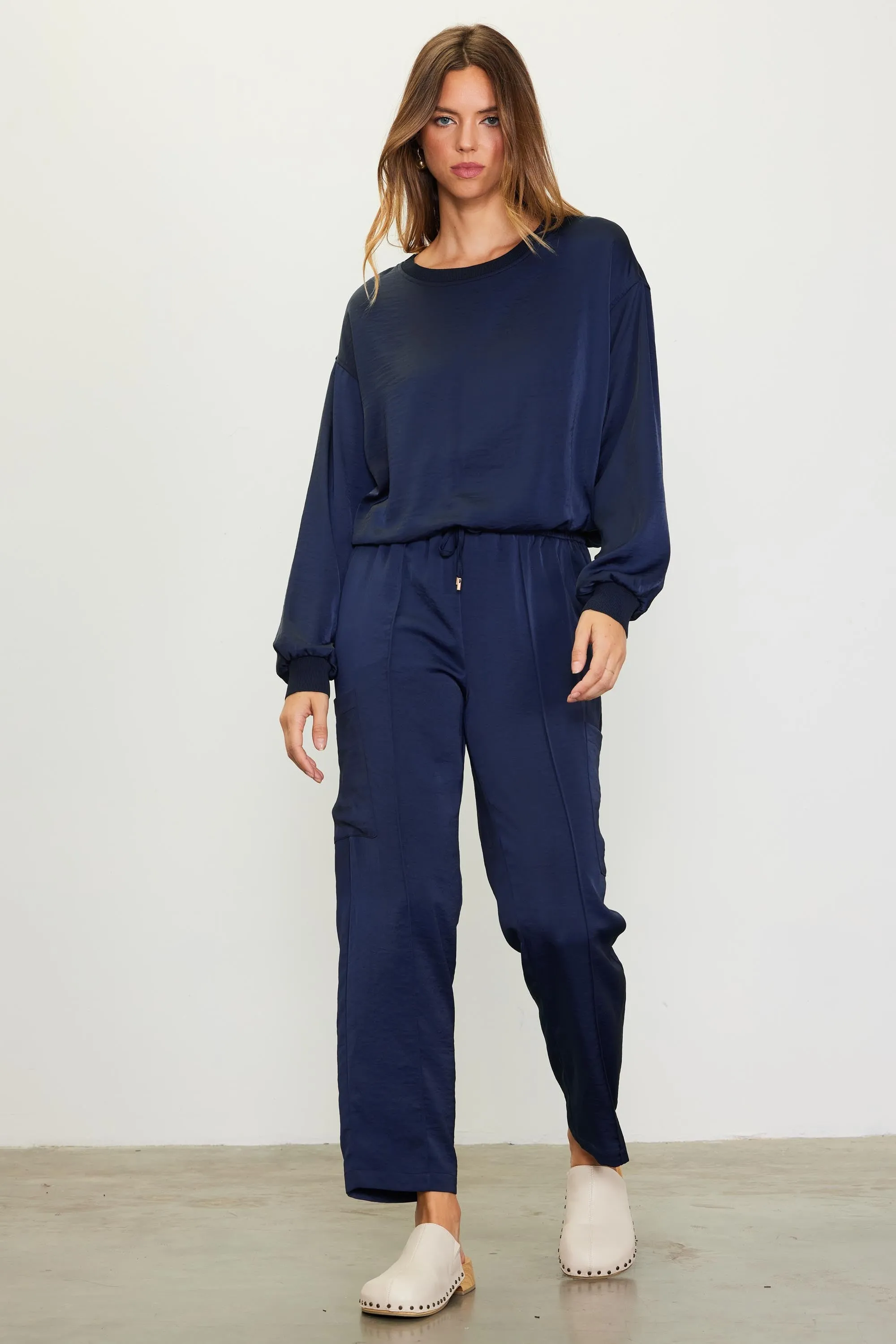 Pintuck Jogger