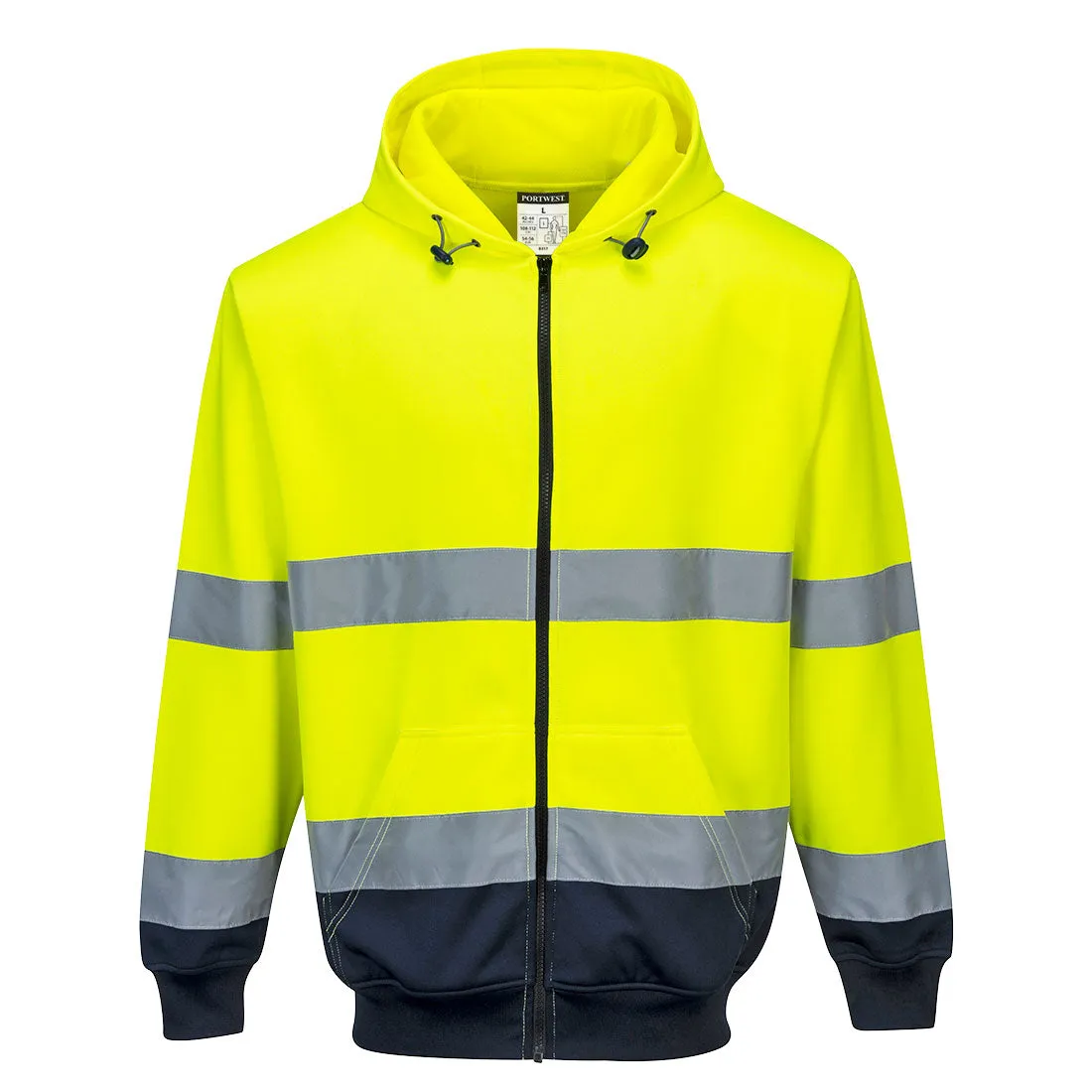 Portwest Two-Tone Zip Front Hoodie (B317)