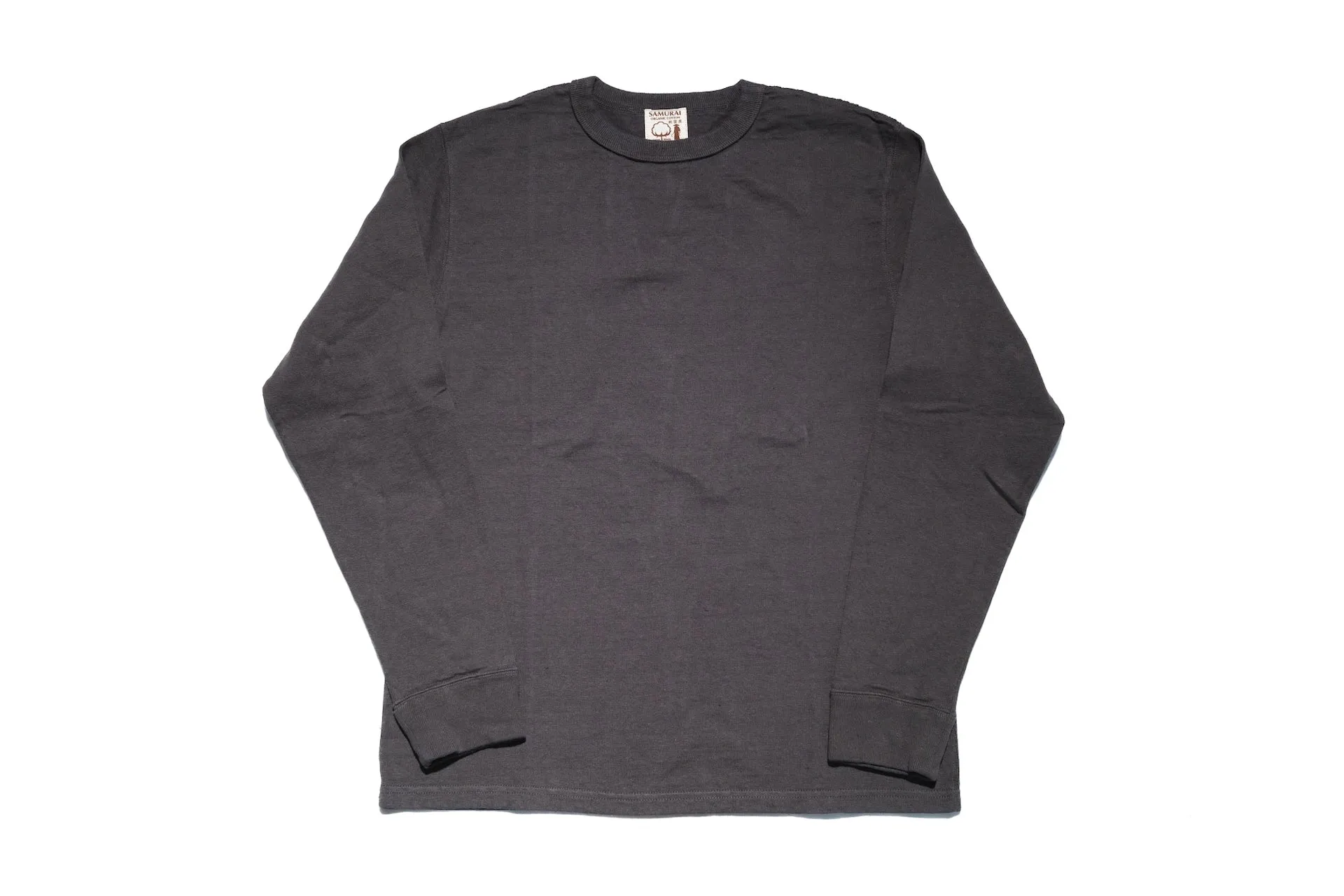 Samurai 12oz "Nippon Cotton" L/S Plain Tee (Kuromame)