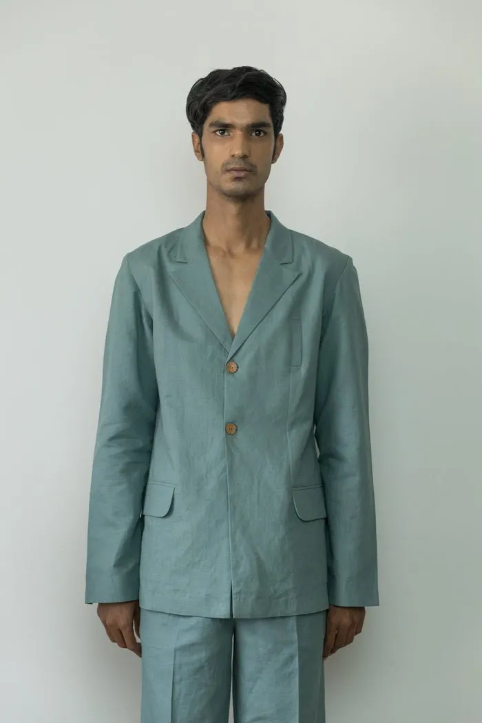 Single-Breasted Tailored Blazer