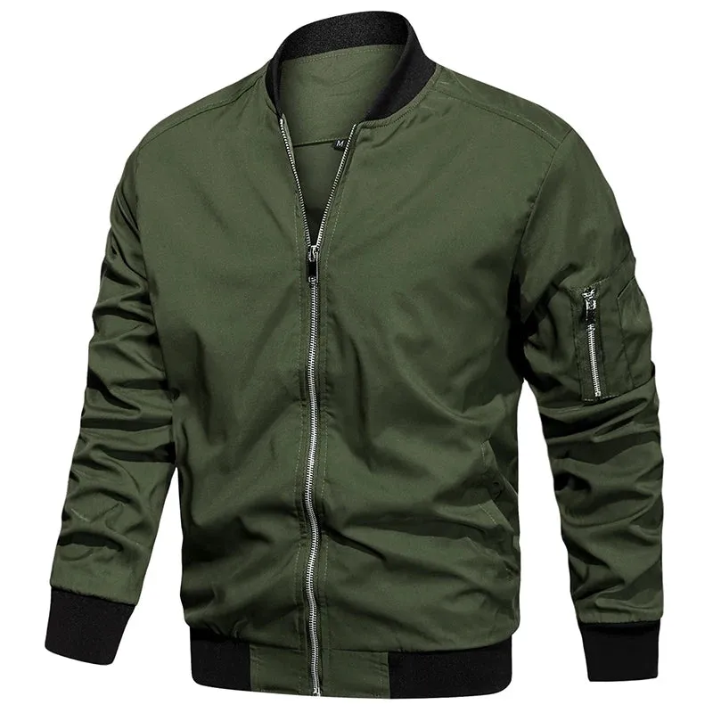 Spring Varsity Bomber Jacket