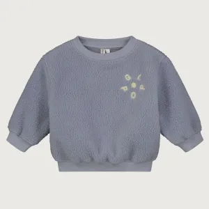 Sweater Dropped Shoulder Baby Teddy POP Stone Grey