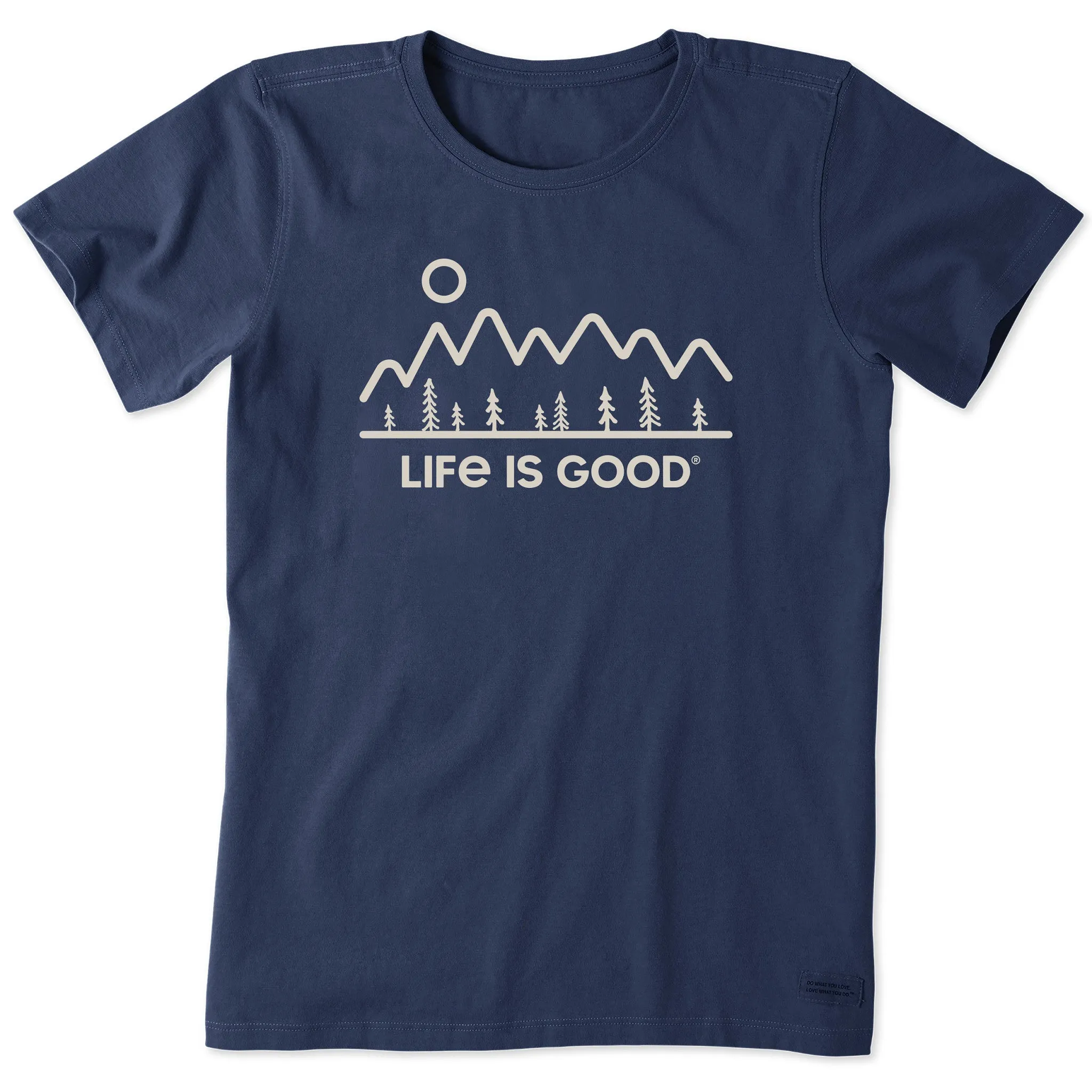 Women's Minimal Nature Landscape Short Sleeve Crusher-LITE Tee